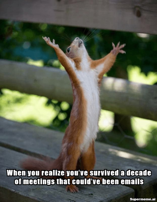 Funny 10 year work anniversary meme 2