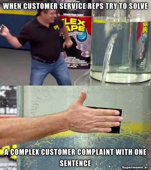 Funny customer service meme 2