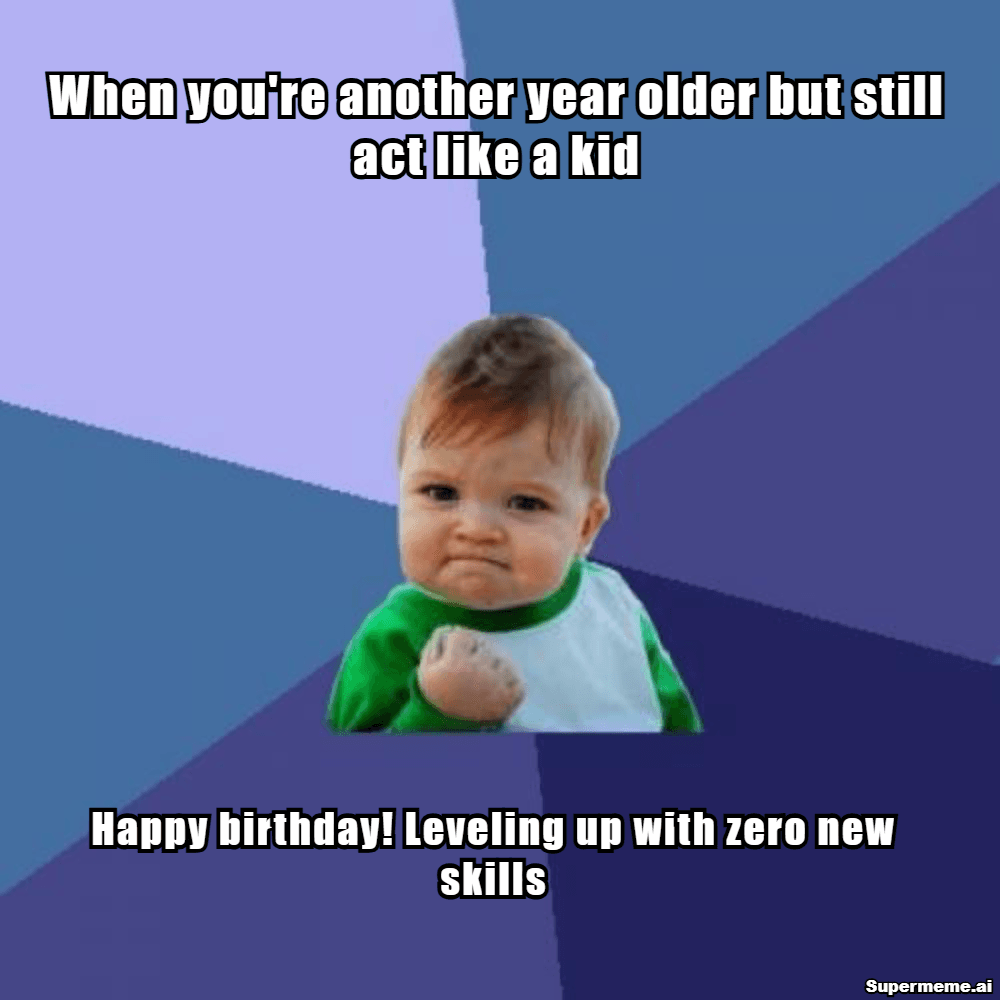 Funny happy birthday meme 14