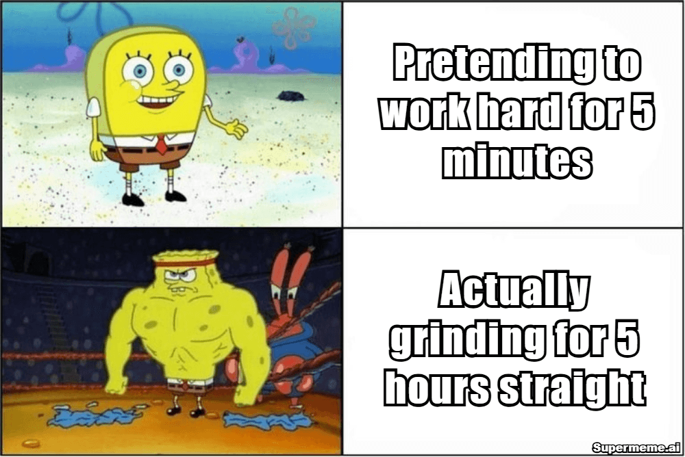 Funny hard work meme 12