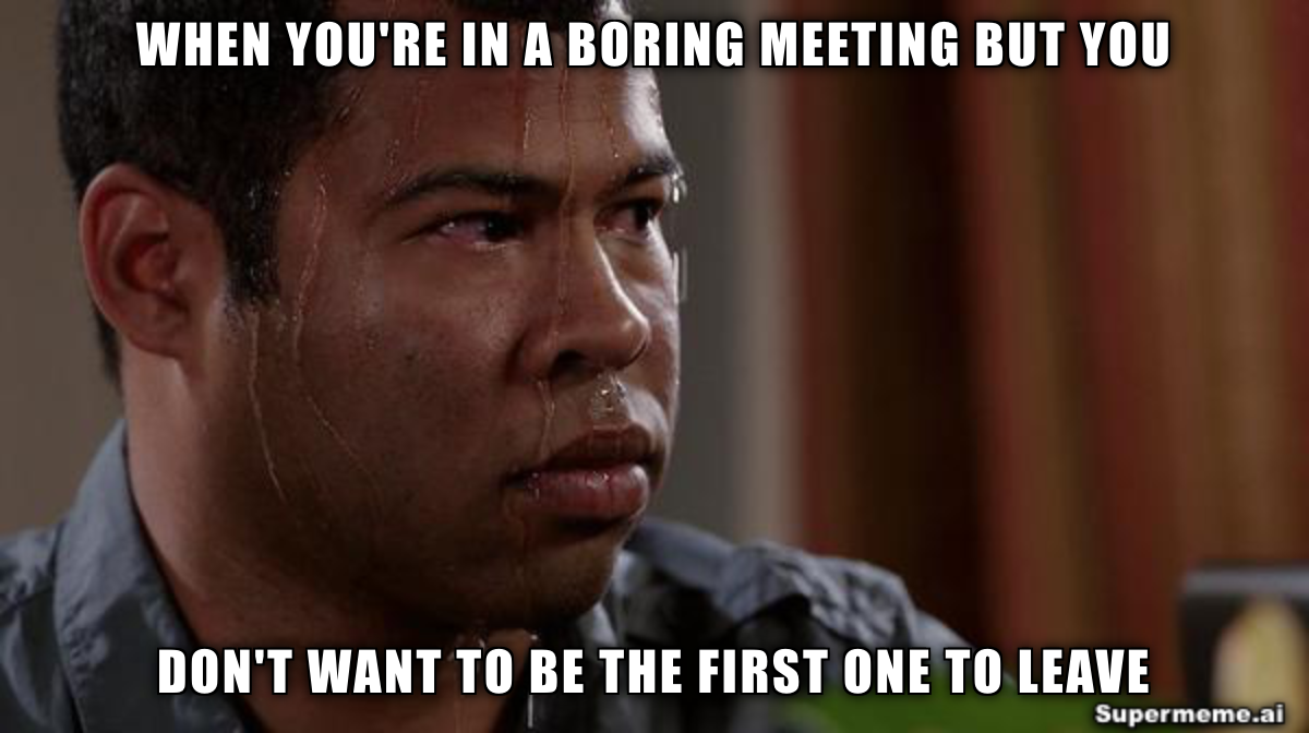 Funny meeting meme 16