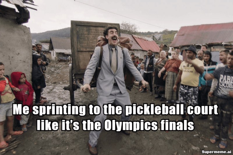 Funny pickleball meme 13