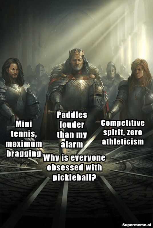 Funny pickleball meme 9