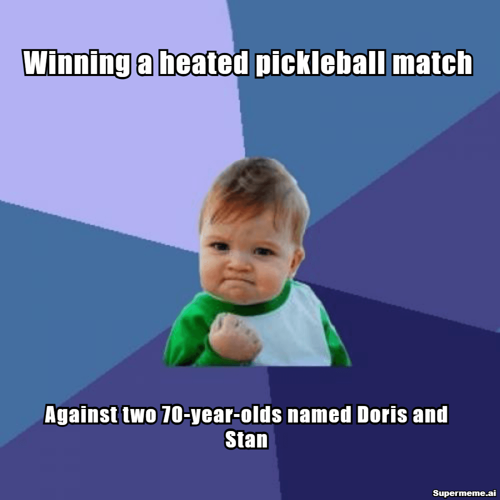 Funny pickleball meme 5
