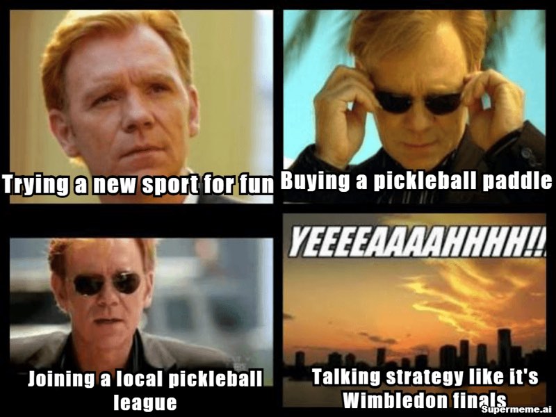 Funny pickleball meme 11