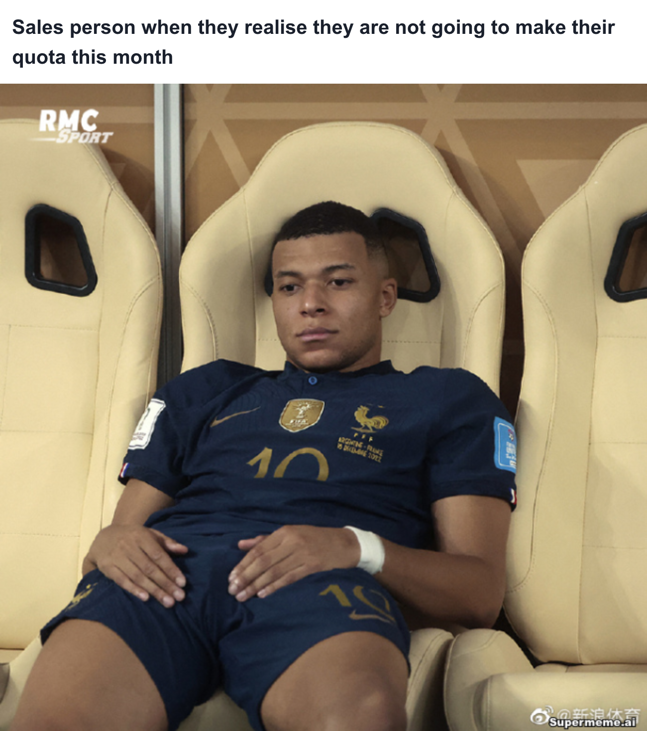 Sales meme: Sales person when they realise they are not going to make their quota this month