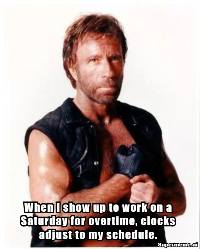 Funny saturday work meme 13