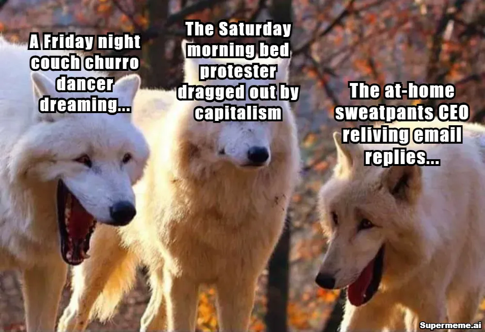 Funny saturday work meme 5