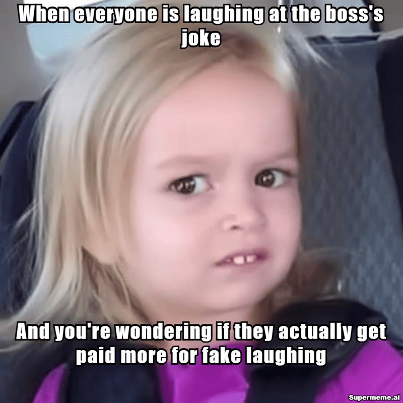 Side Eye meme: The original. Side-Eyeing Chloe — zero enthusiasm since 2013, eternally relevant in every meeting.
