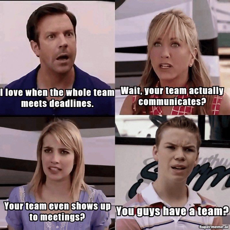 Funny teamwork meme 9
