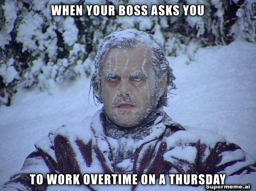 Funny thursday work meme 3