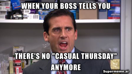 Funny thursday work meme 8