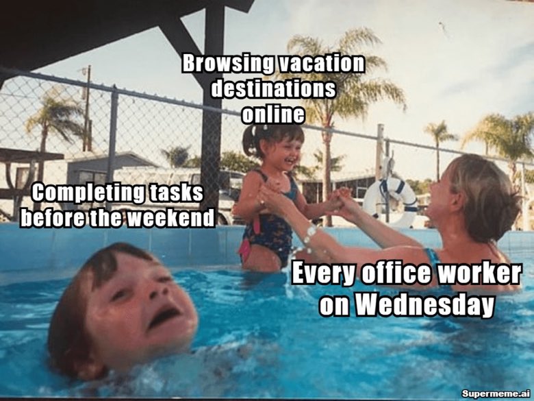 Funny wednesday work meme 14