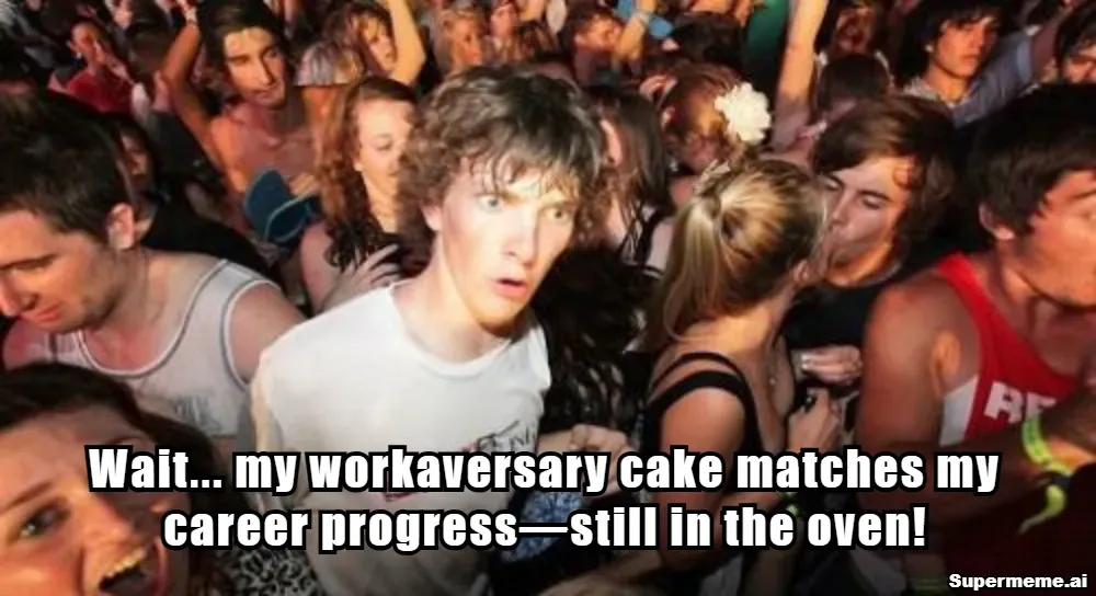 Funny work anniversary meme 5