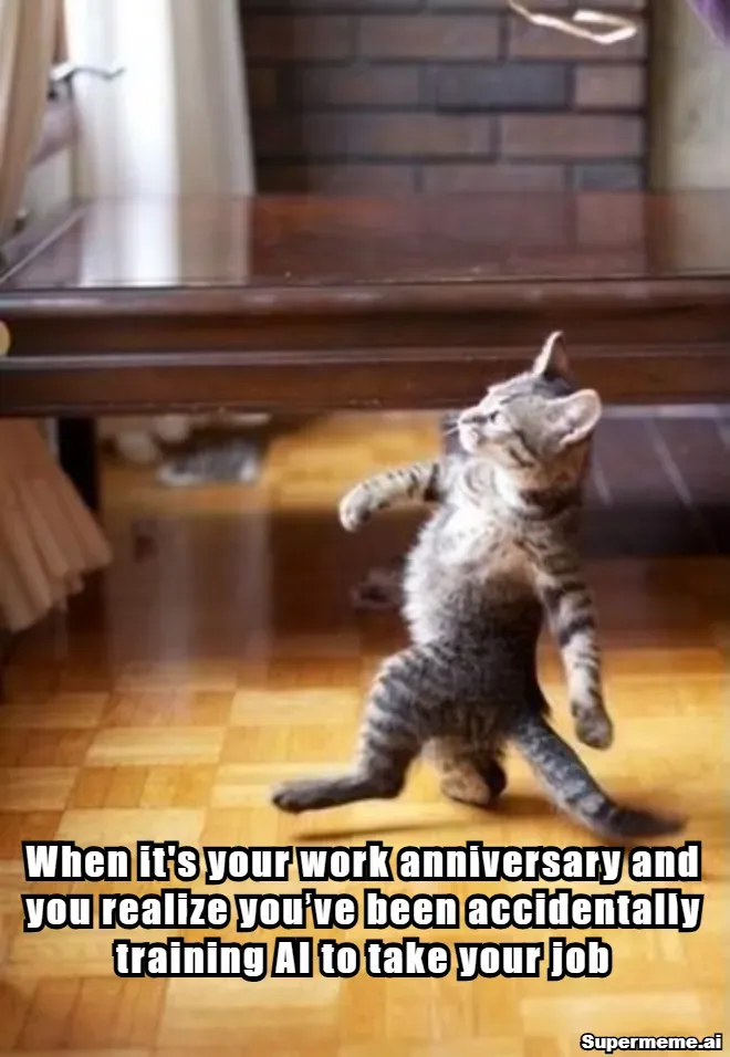 Funny work anniversary meme 6