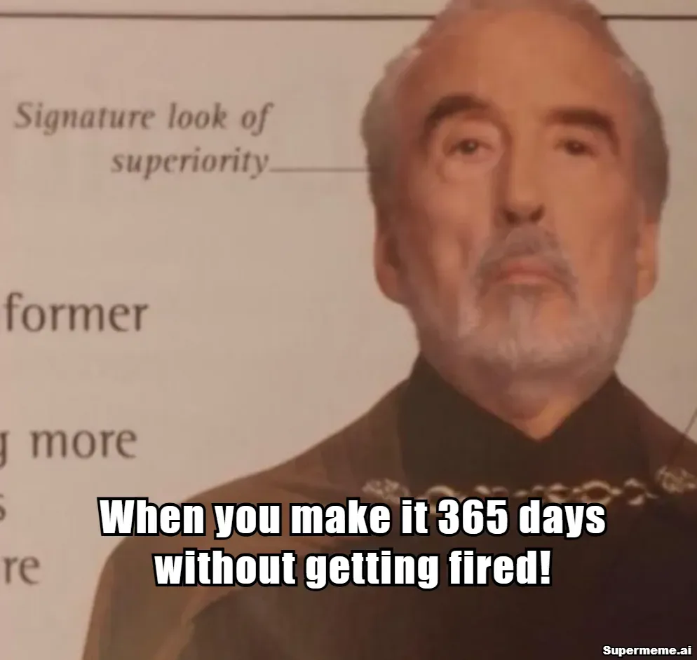 Funny work anniversary meme 9