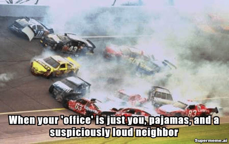 Funny work from home meme 8