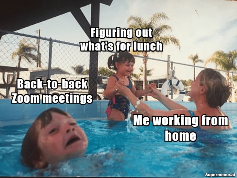 Funny work from home meme 2