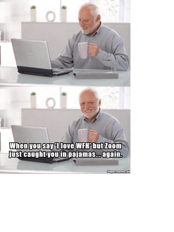 Funny work from home meme 5