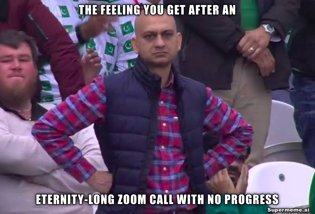 Funny zoom meeting meme 5