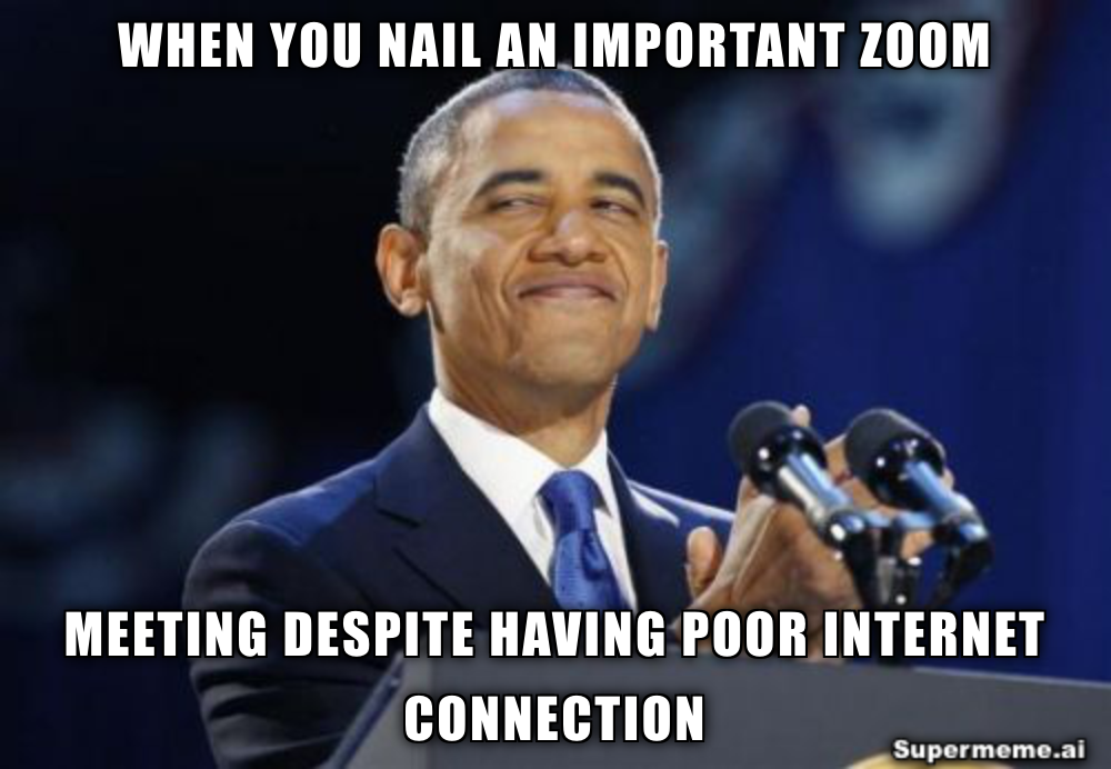 Funny zoom meeting meme 16