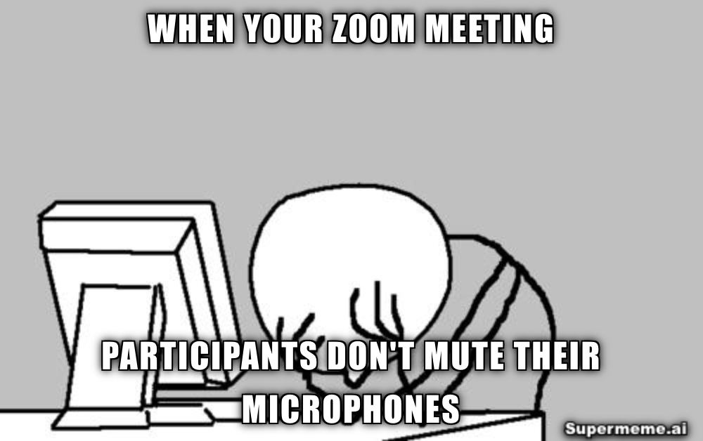 Funny zoom meeting meme 20