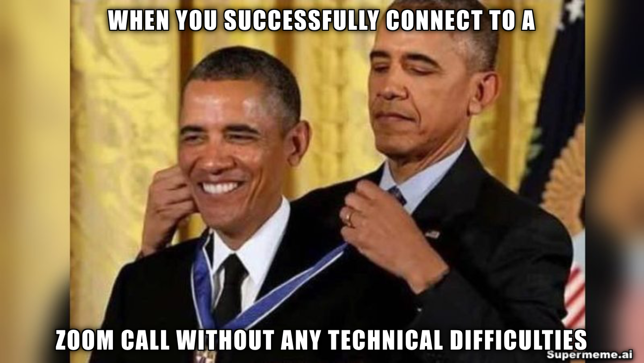 Funny zoom meeting meme 13